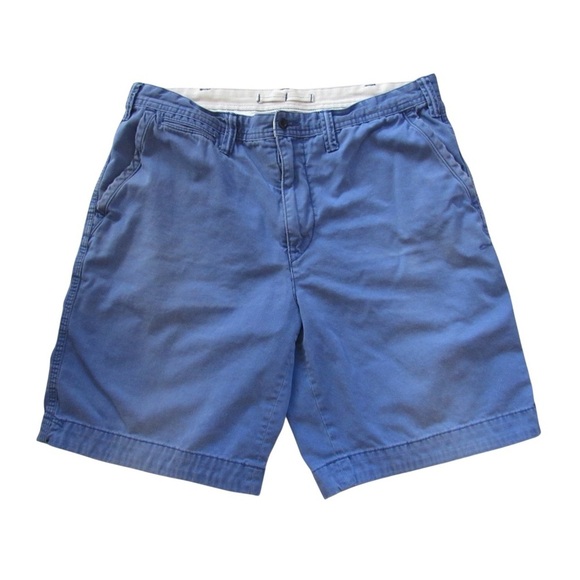 Polo Ralph Lauren Other - Polo Ralph Lauren Mens Blue Chino Shorts 35 Relaxed Fit Classic Cotton Twill